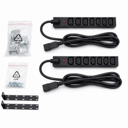 Kit 2 Barras PDU HP AF500A para Rack Servidor C20 a C13