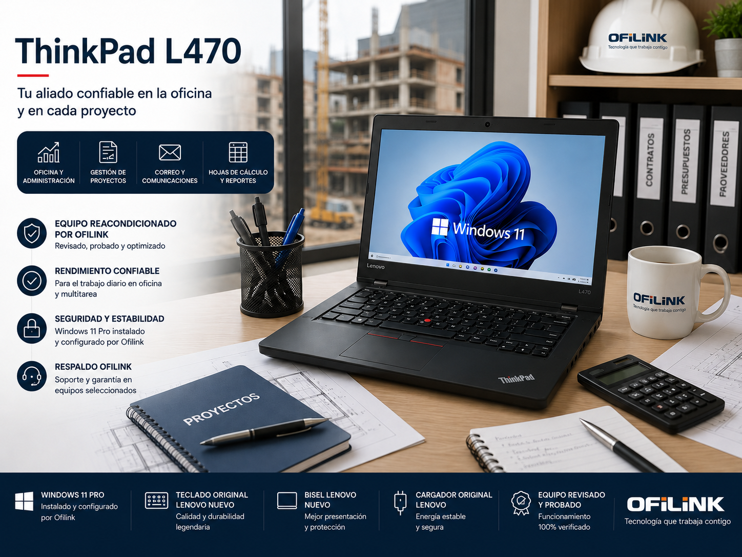 Lenovo ThinkPad L470 i7 16GB 512GB M2 Radeon